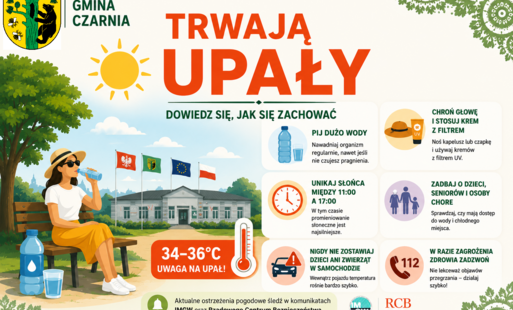 Nadchodzi upał. Dowiedz się, jak się zachować