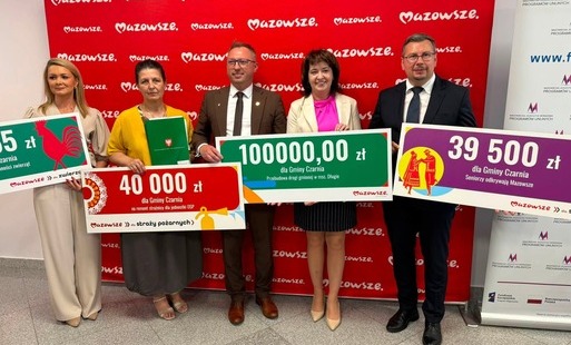 Gmina Czarnia z kolejnym dofinansowaniem z budżetu Samorządu Województwa Mazowieckiego