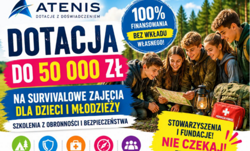 Możliwość uzyskania dotacji do 50 000zł na surwilowe zajęcia dla dzieci i młodzieży 