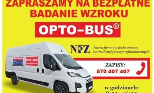 Zaproszenie na bezpłatne badanie wzroku 
