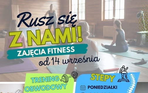RUSZ SIĘ Z NAMI! - zajęcia fitness od 14 września 